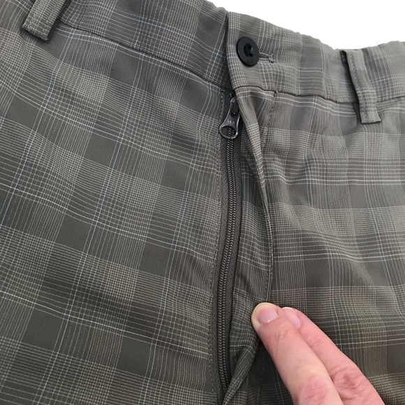 Men's Nike Fit Dry Plaid Golf Shorts 30 - Picture 11 of 12